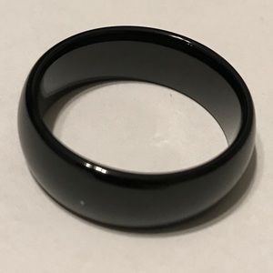 Tungsten Mens Black Ring - 12